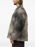 Snow Peak shibori-dyed down jacket