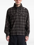 ROA Logger hooded checked shirt