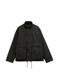 Barbour Ursula tartan-print buckled-collar jacket