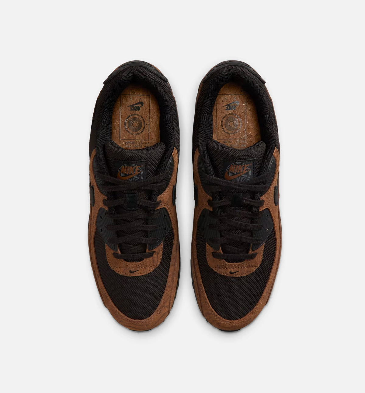 Nike Air Max 90 Premium Men's Sneakers - Light British Tan/Velvet Brown/Black