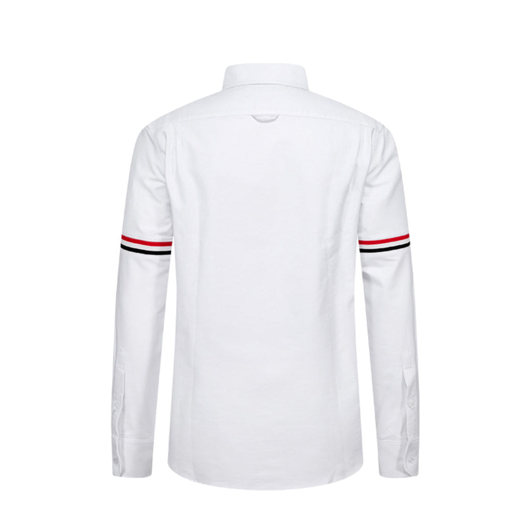 Classic Four-Bar Solid Dress Shirt | Thom Browne