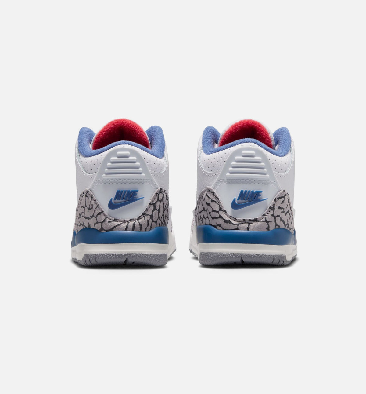 Air Jordan 3 Retro Infant Toddler Lifestyle Shoe - White/Fire Red/True Blue