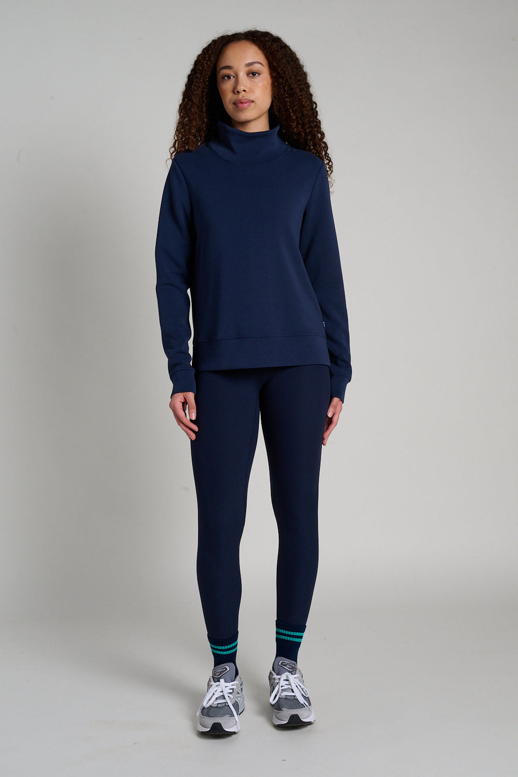 Dreamweave Mock Neck Sweatshirt