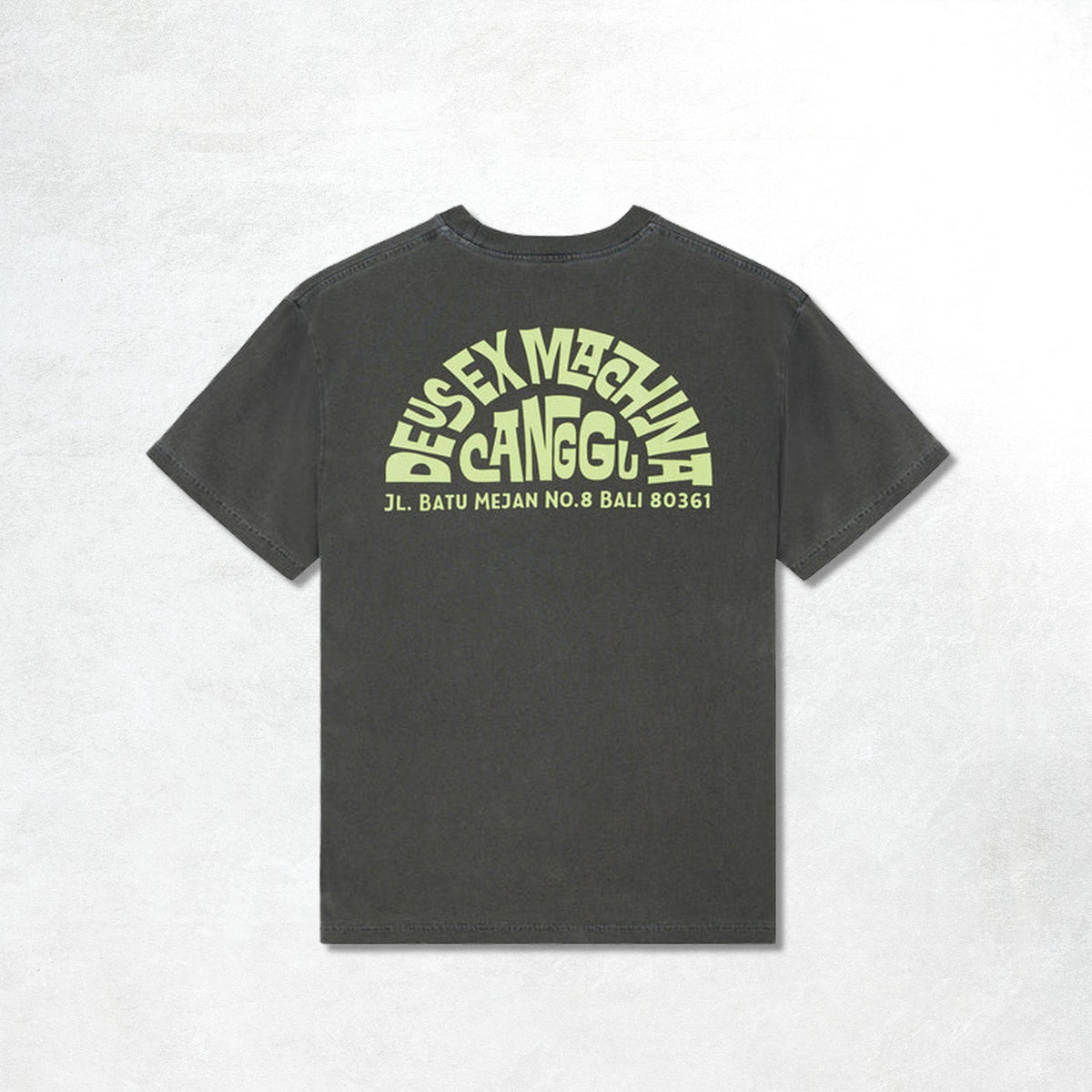 Deus Canggu Address Tee: Anthracite