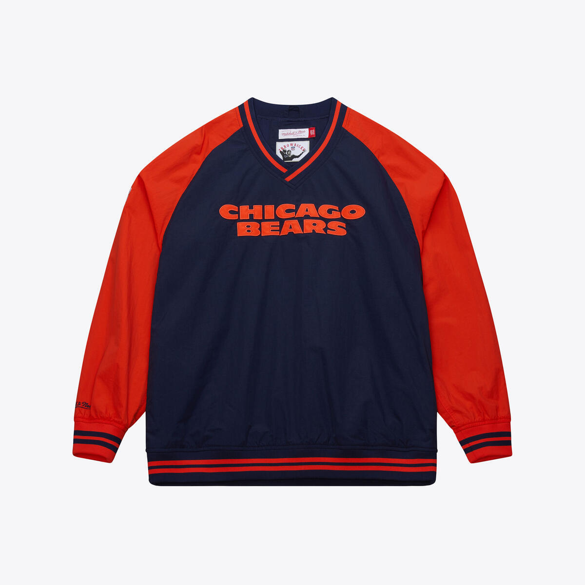 M&N NFL Chicago Bears Nylon Pullover Jacket