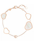 CHOPARD HAPPY HEART PINK MOP PINK GOLD BRACELET