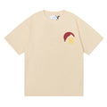 Rhude T-shirt Sunset Design Sense Printed Short Sleeve T-shirt