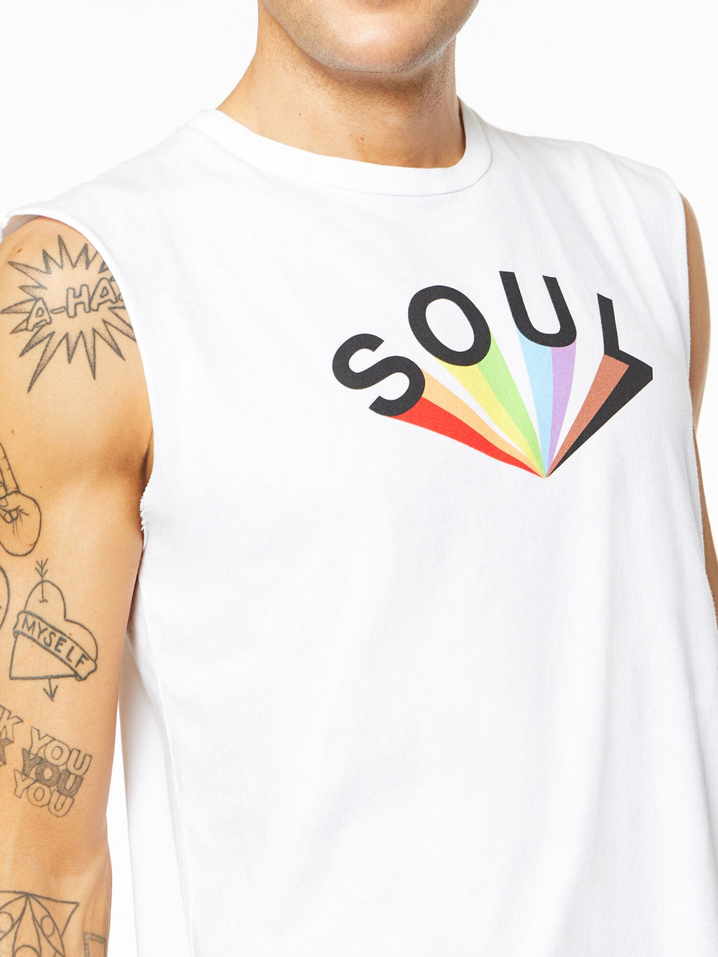 ALL SOULS MUSCLE TANK PRIDE