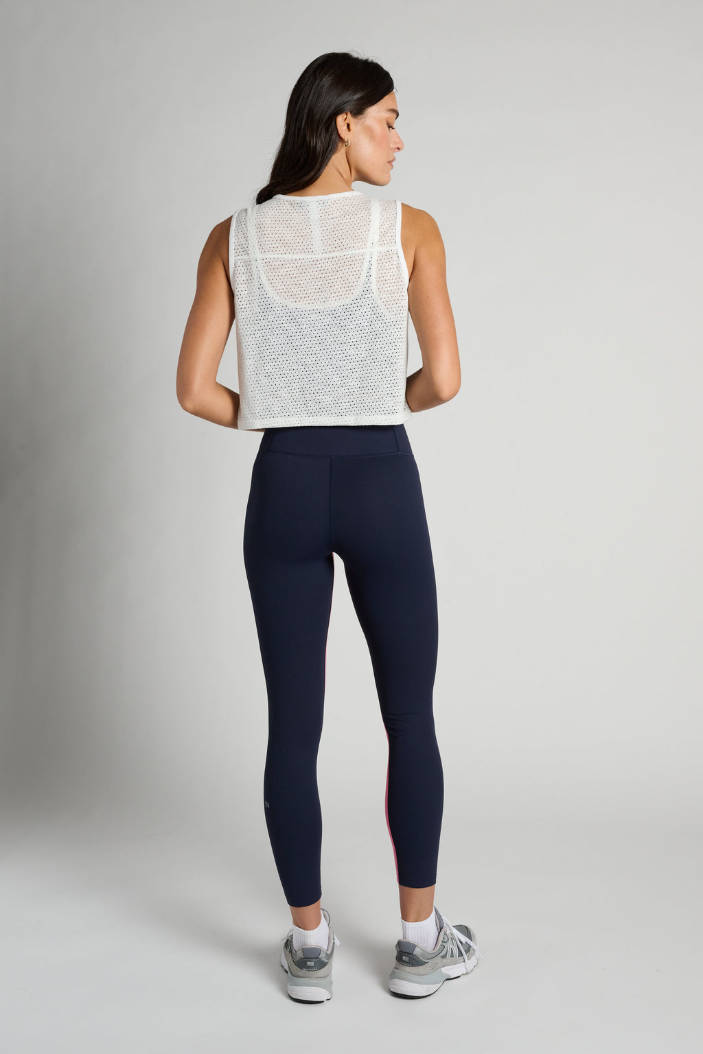Logan Mesh Tank With Stripe