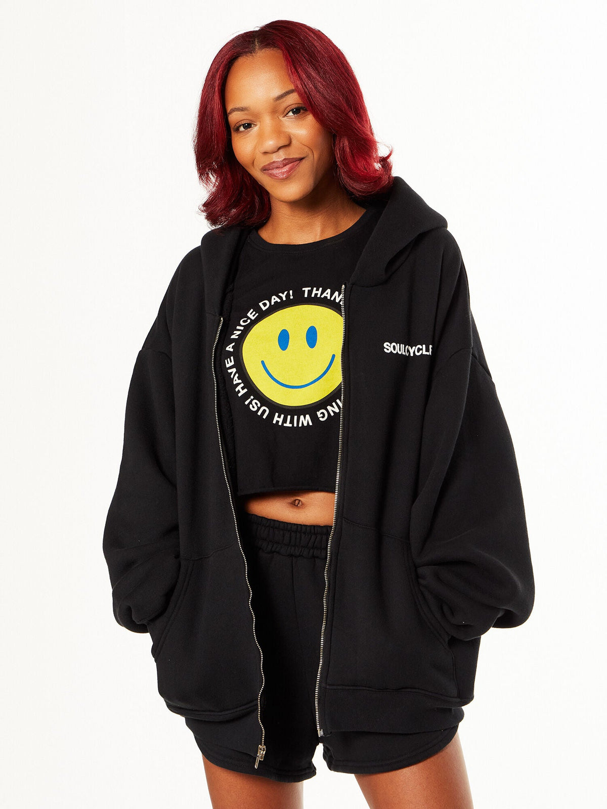 BLACK JAMES ZIP UP