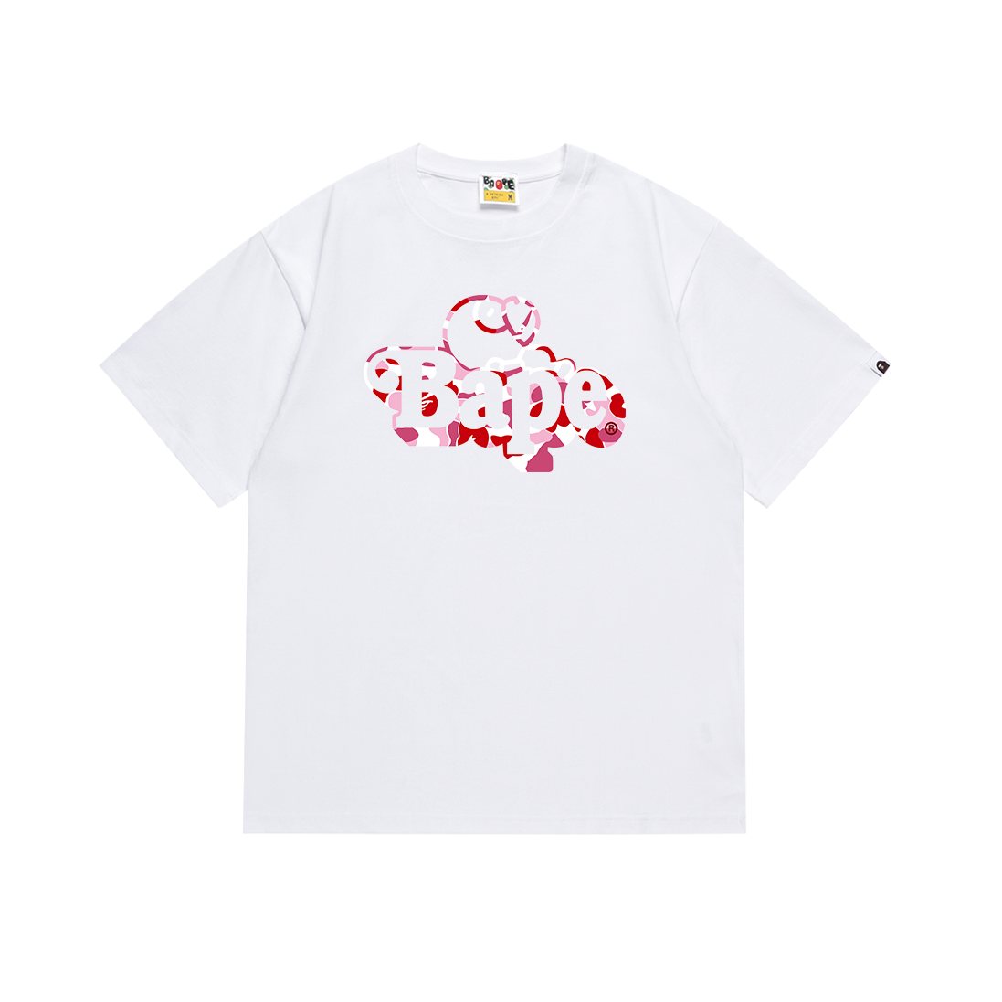 BAPE Pink Camo Graphic Short-Sleeve T-Shirt