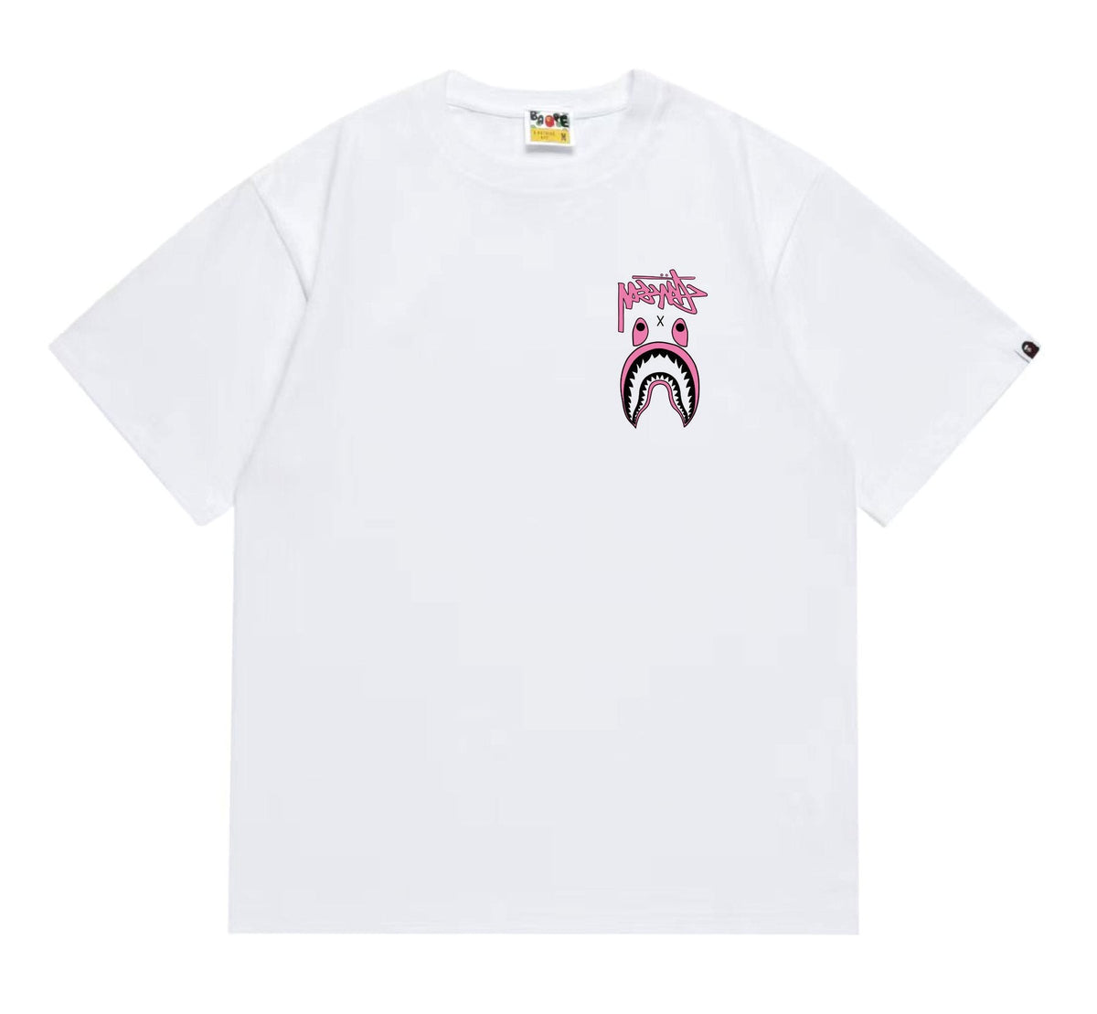 BAPE Contrast Shark Wordmark Graphic T-Shirt