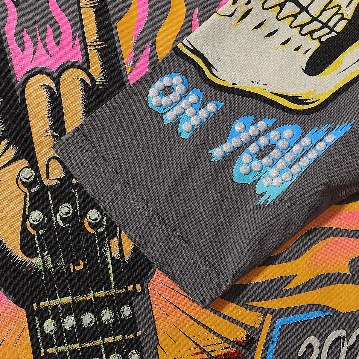 Rough Play Rock Graphic Long-Sleeve T-Shirt