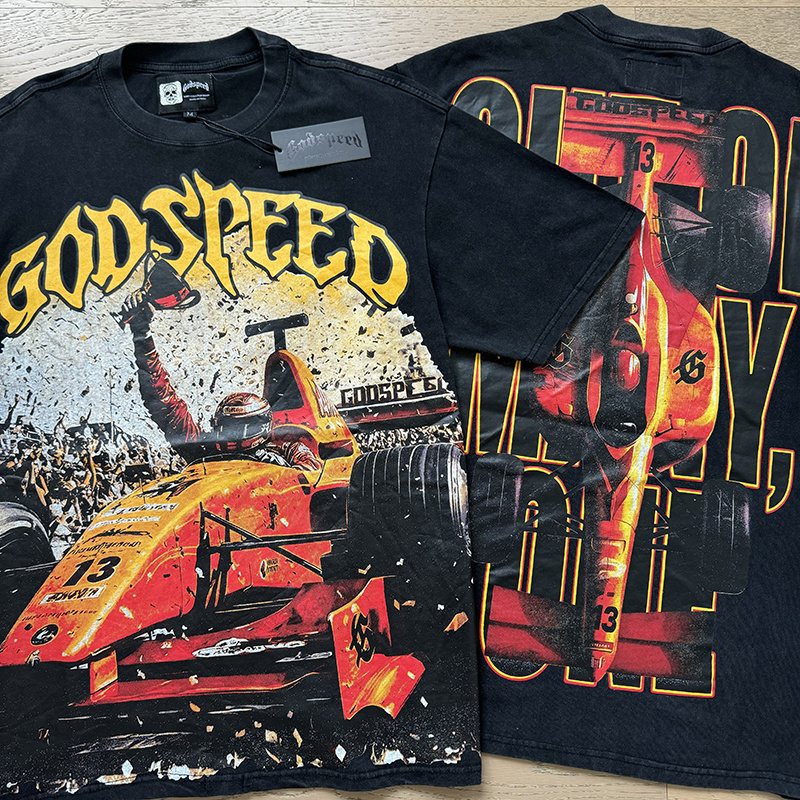 Godspeed Race Car Graphic Short-Sleeve T-Shirt