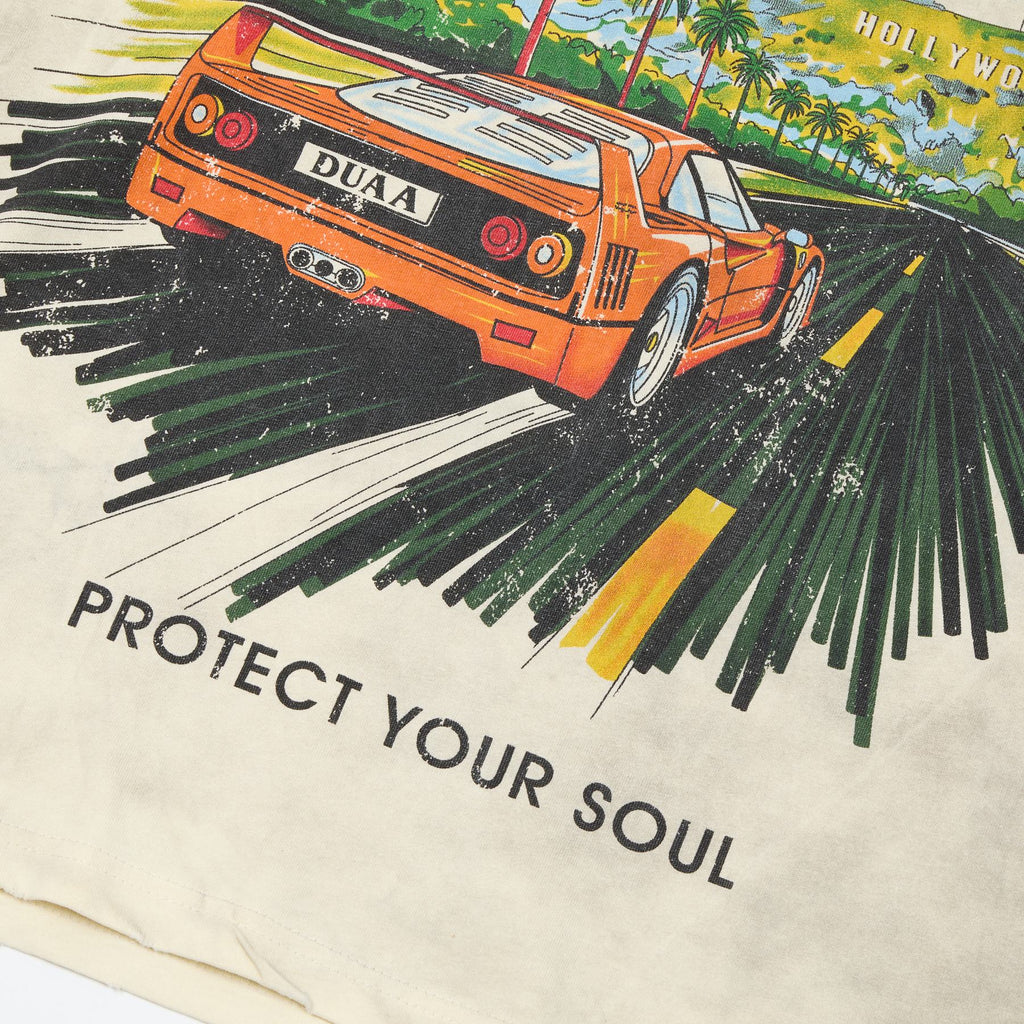 DUAA Hollywood Car Graphic Short-Sleeve T-Shirt