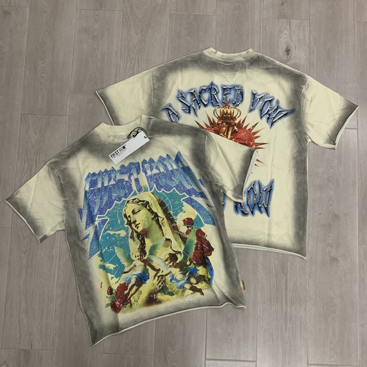 FIRST ROW A Sacred Vow Angel Graphic T-Shirt