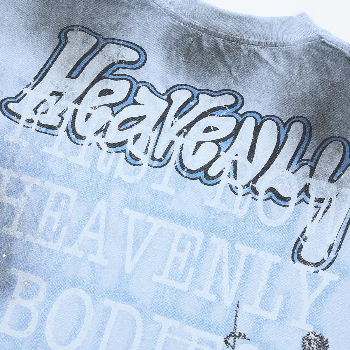 FIRST ROW Heavenly Bodies Rhinestone-Look Graphic T-Shirt