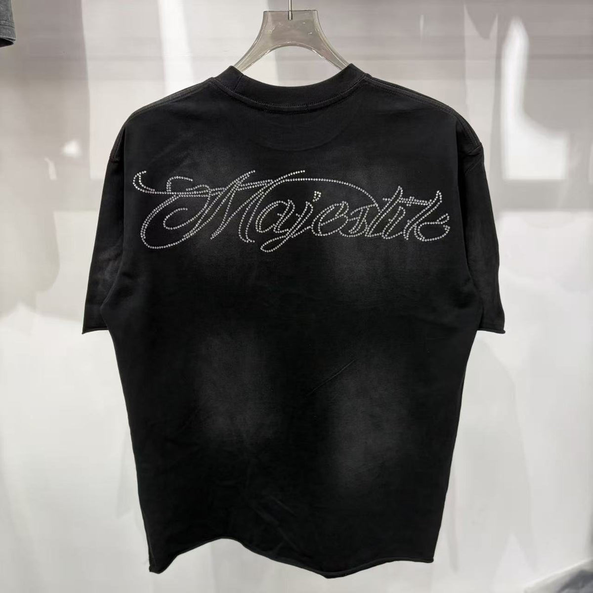 MAJESTIK Script Graphic Short-Sleeve T-Shirt