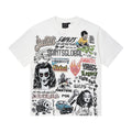 SAINT White Collage Graphic Short-Sleeve T-Shirt