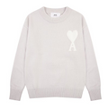 AMI PARiS Heart Sweater Grey