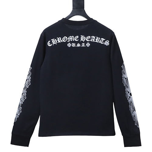 Chrome Hearts black long-sleeve T-shirt 25FW