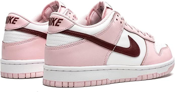 Big Kid's Nike Dunk Low Pink Foam/Dark Beetroot-White (CW1590 601)