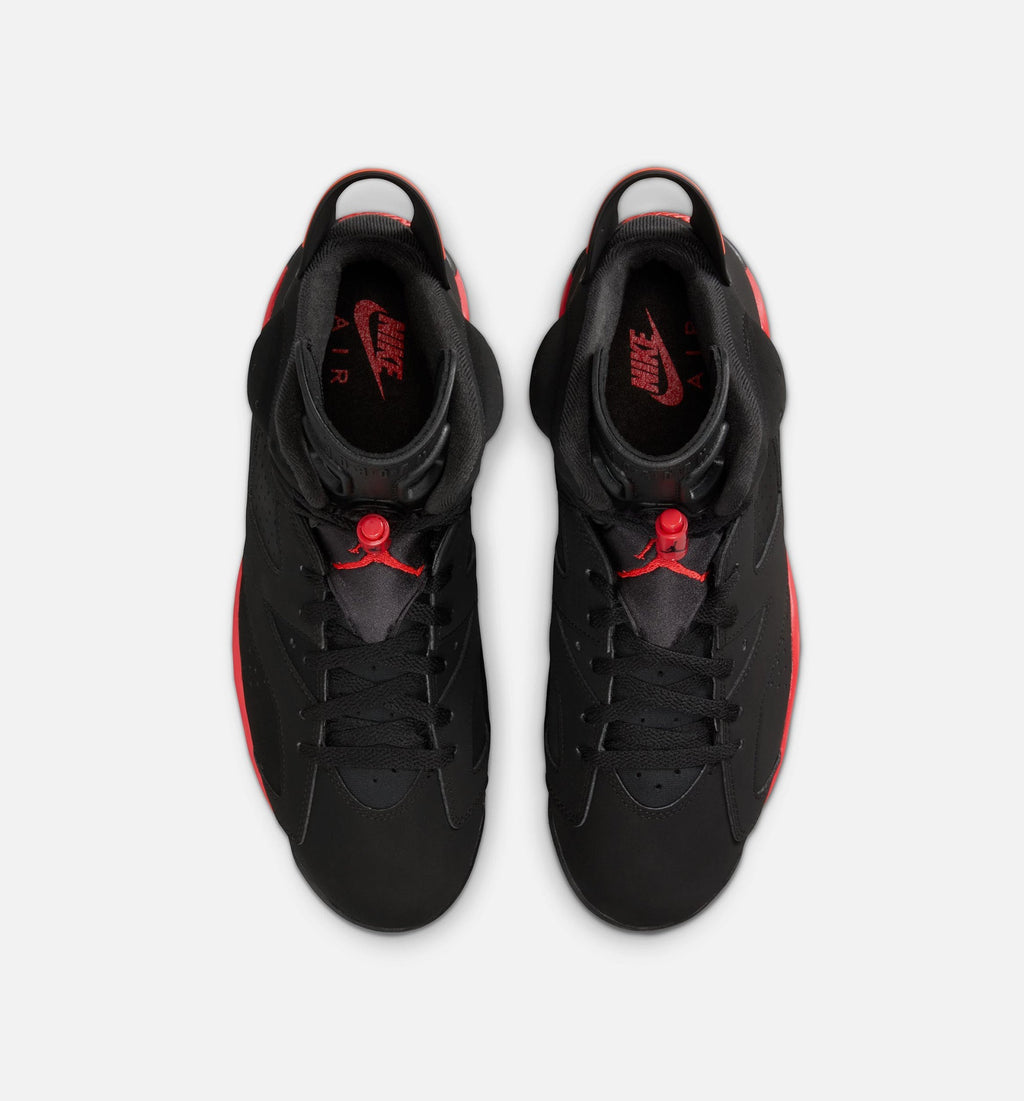 Air Jordan 6 Retro Infrared Men's Lifestyle Shoes / Black / Light Crimson