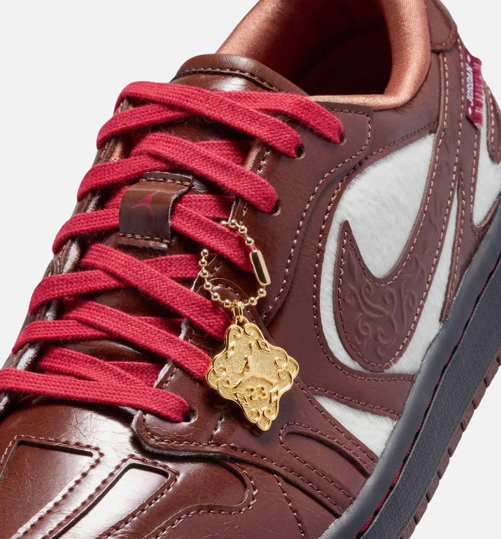 Air Jordan 1 Low Lunar New Year Women's Shoes - Light Chocolate/Black