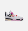 Air Jordan 4 Retro Comic Men's Shoe - Off-White/Fire Pink/Anthracite