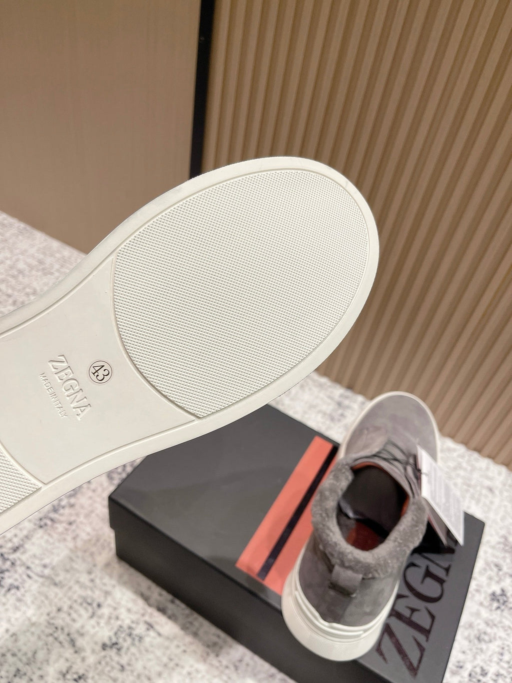 Zegna Triple Stitch High-Top Casual Shoes – 2025SS