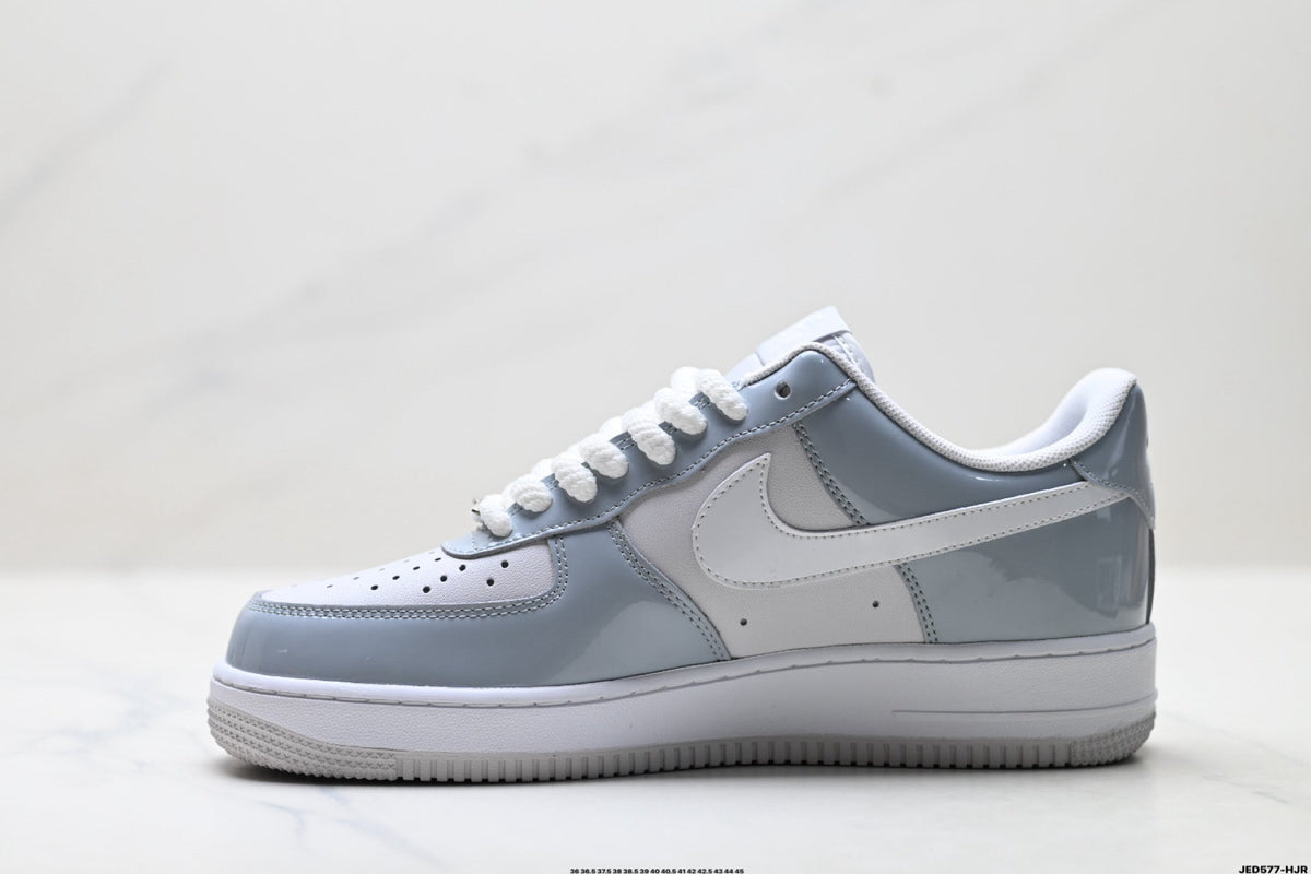 Nike Air Force 1 Low White Gray Unisex Sneakers Style 19