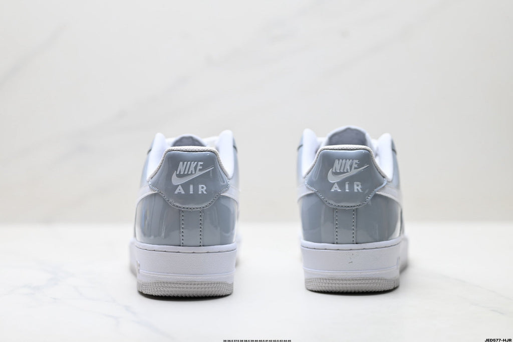 Nike Air Force 1 Low White Gray Unisex Sneakers Style 19