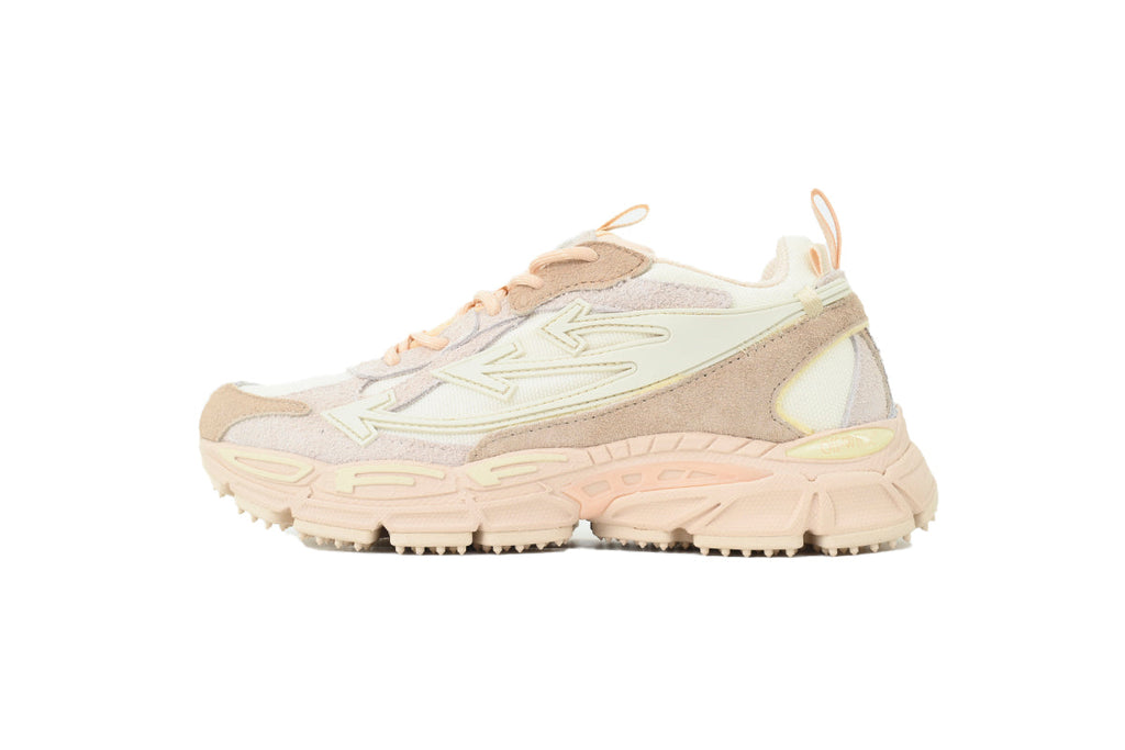 OFF WHITE Be Right Back Suede Sneaker Caramel Nude OWIA289F25LEA0016404