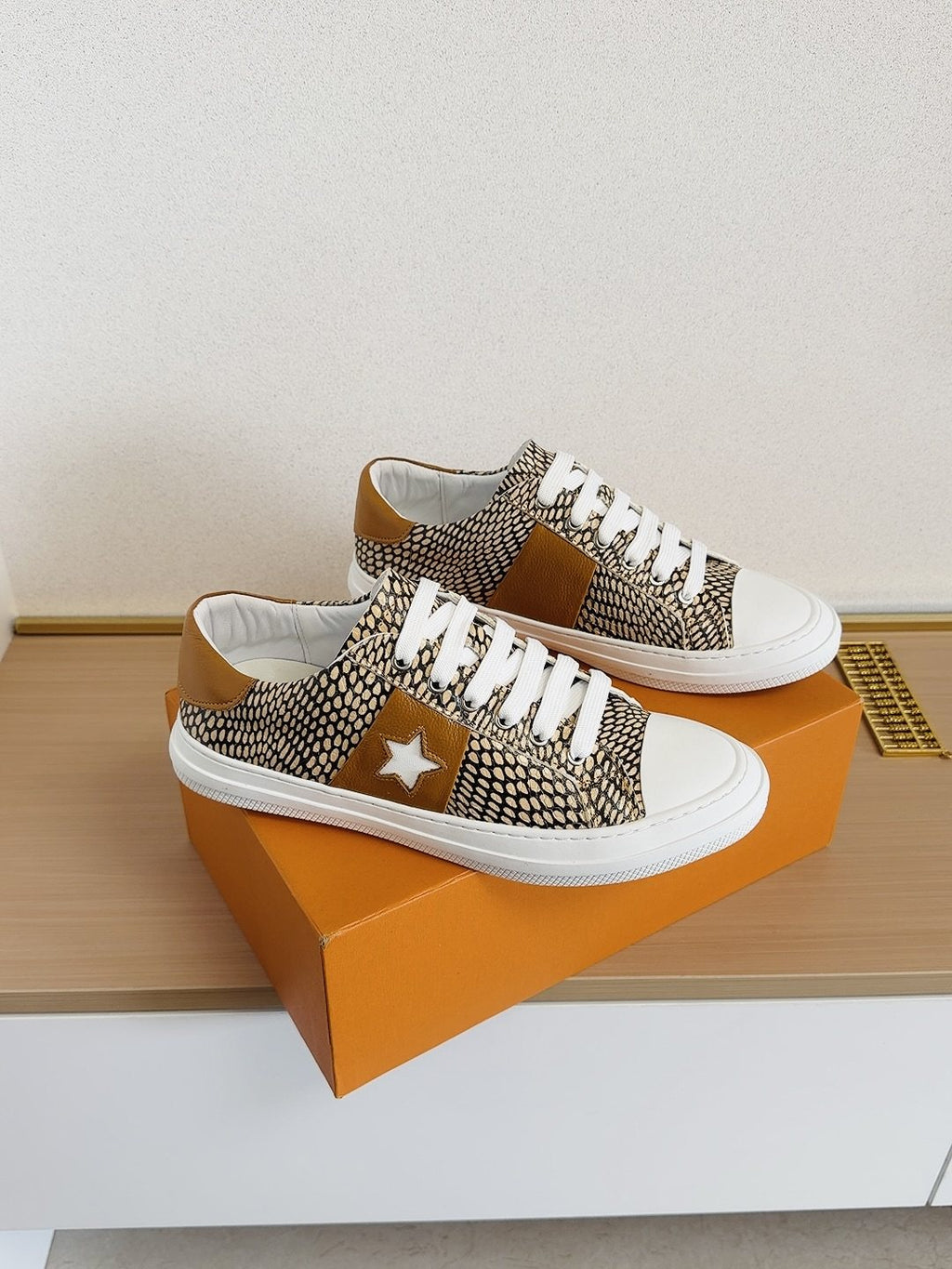 Louis Vuitton Men's Star-Panel Low-Top Sneakers