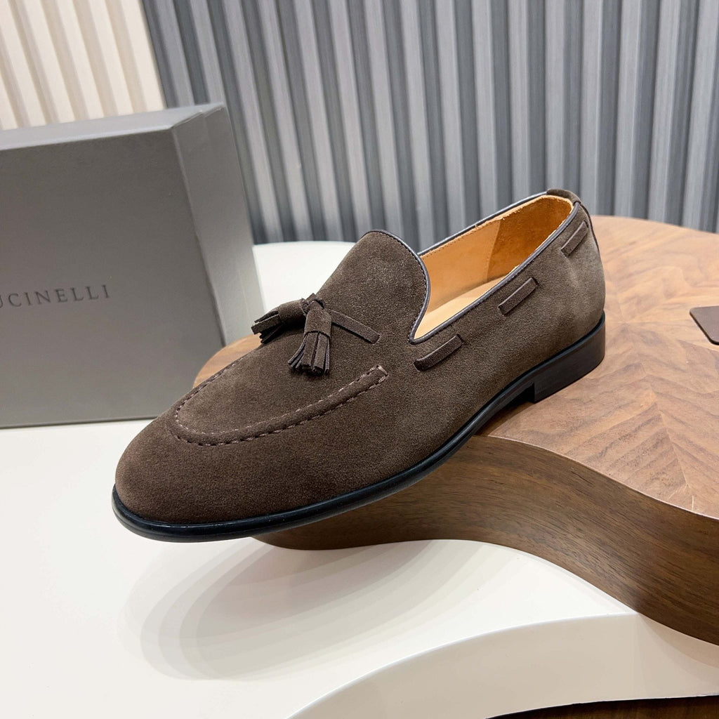 Brunello Cucinelli Men's Tassel Loafers - Rubber Outsole