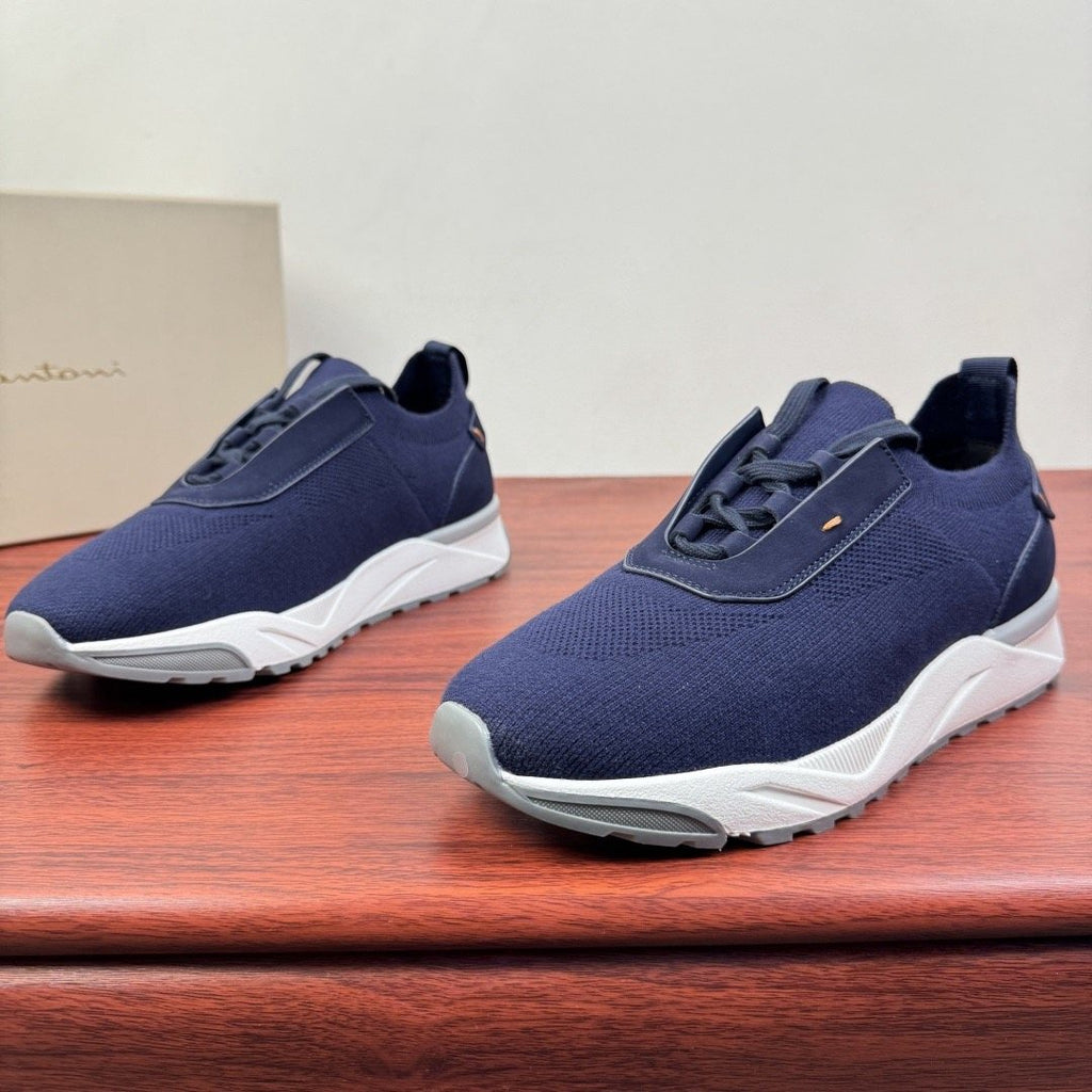 Santoni Men's Knit Sneakers
