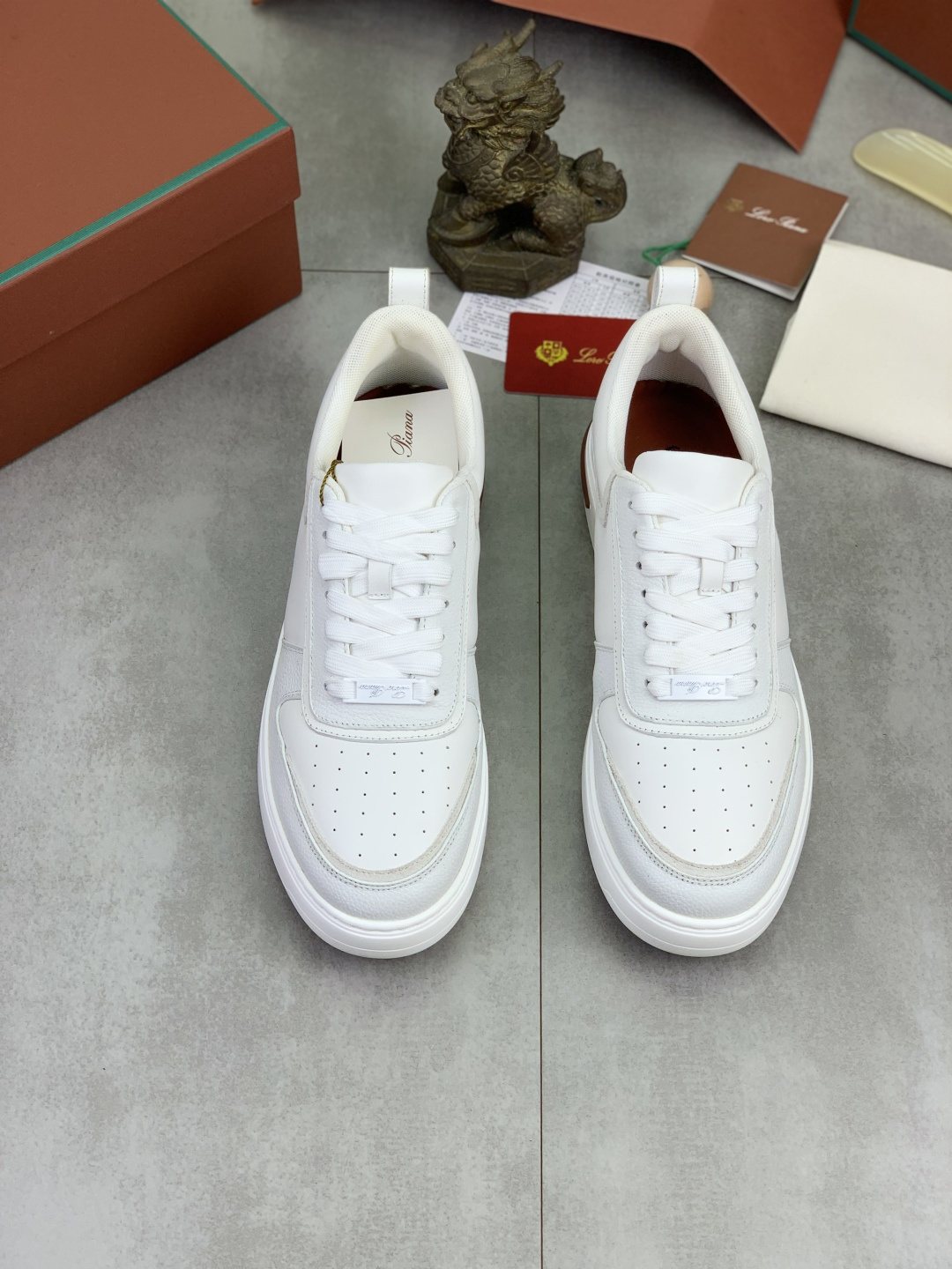 Loro Piana Paneled Low-Top Sneakers
