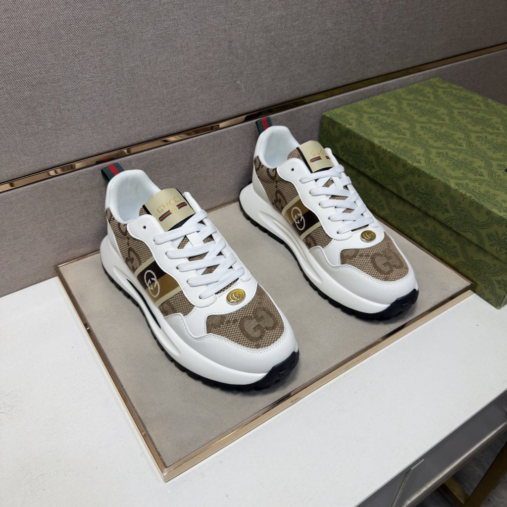 Gucci Patterned Low-Top Sneakers