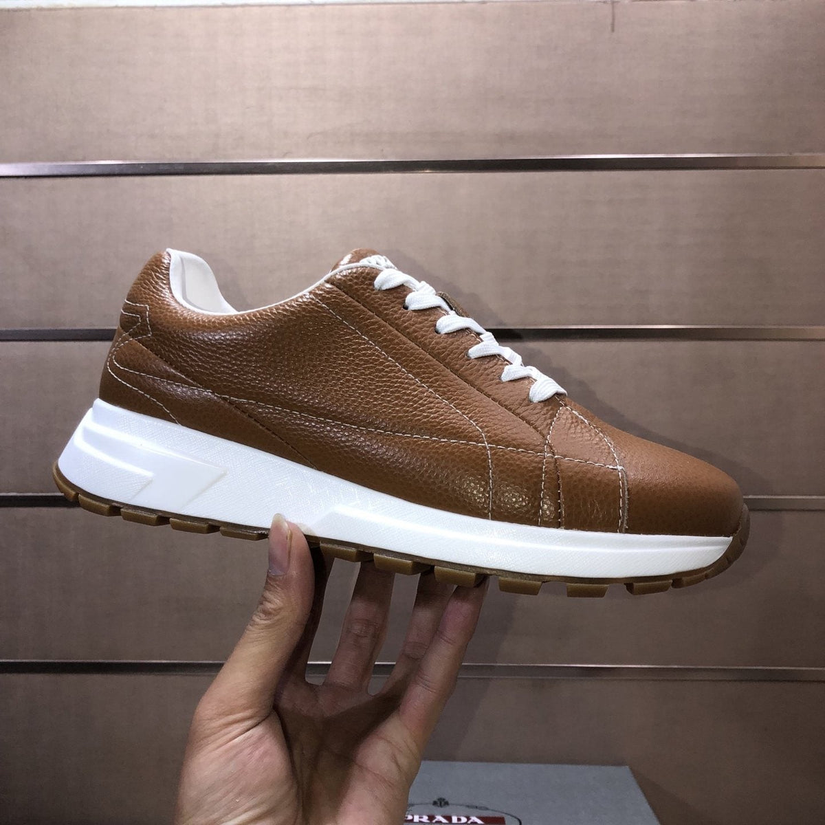 Prada Quilted Low-Top Sneakers