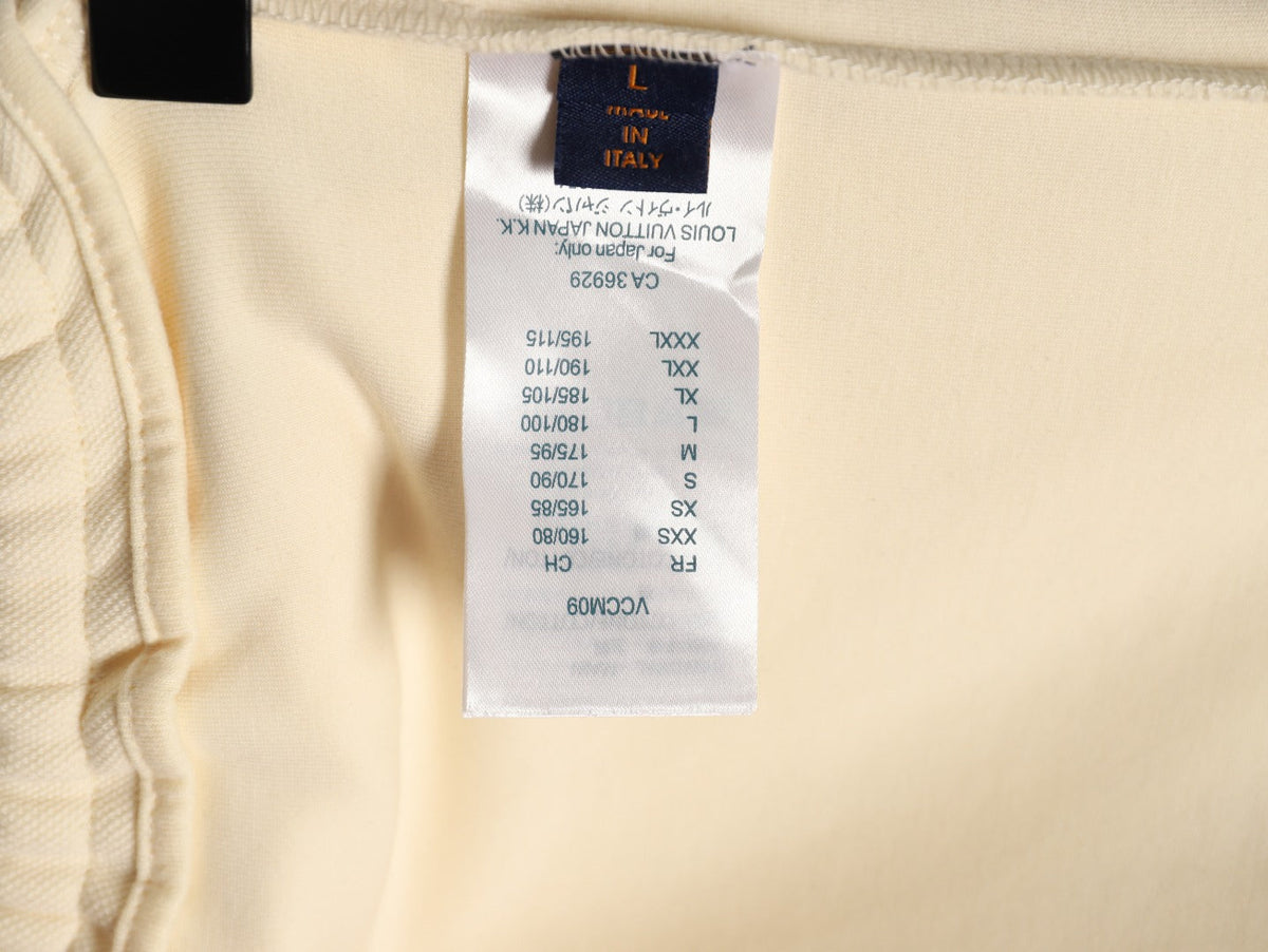 Louis Vuitton Dual-Logo Drawstring Shorts - Cream